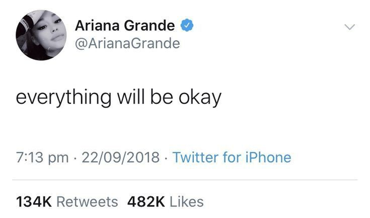 Ariana Grande tweets ♡ tweet media