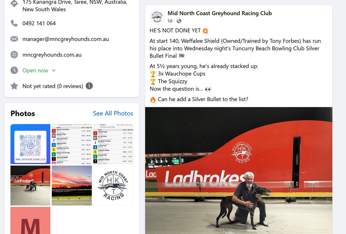 Coalition for the Protection of Greyhounds tweet media