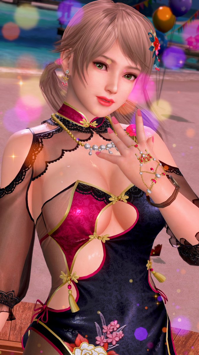 今日の写真のヒロインはエイミーちゃんです  
登場4周年おめでとうございます
#エイミー #Amy #DOAXVV #ブイブイ