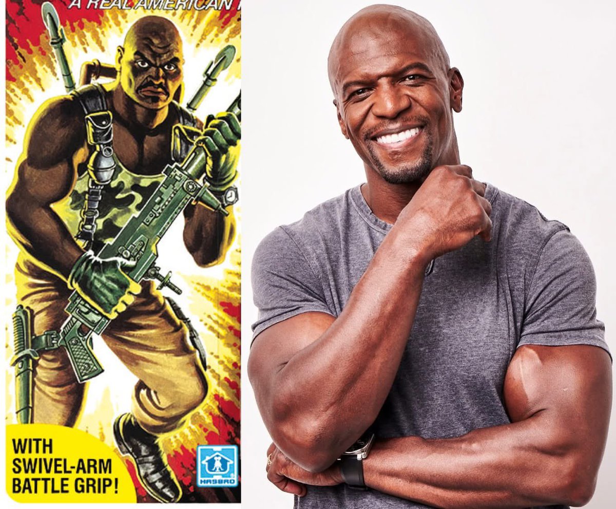rareactionfigs's tweet image. Hear me out guys…Terry Crews to play Roadblock in a live-action GI Joe movie 😂

#gijoe #terrycrews #actionfigures #meme #funny