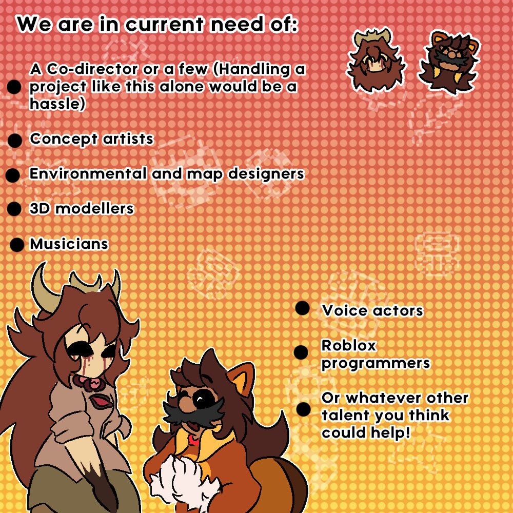 TwistedtalesAsm's tweet photo. Original The God of the forest / TFK owned by Torchkas and Underway
Withered : by us

But We are in desperate need of help! And we have a list of people we are looking for!

You may DM us on here or say something in the comments to apply! https://t.co/RXZoLycuoC