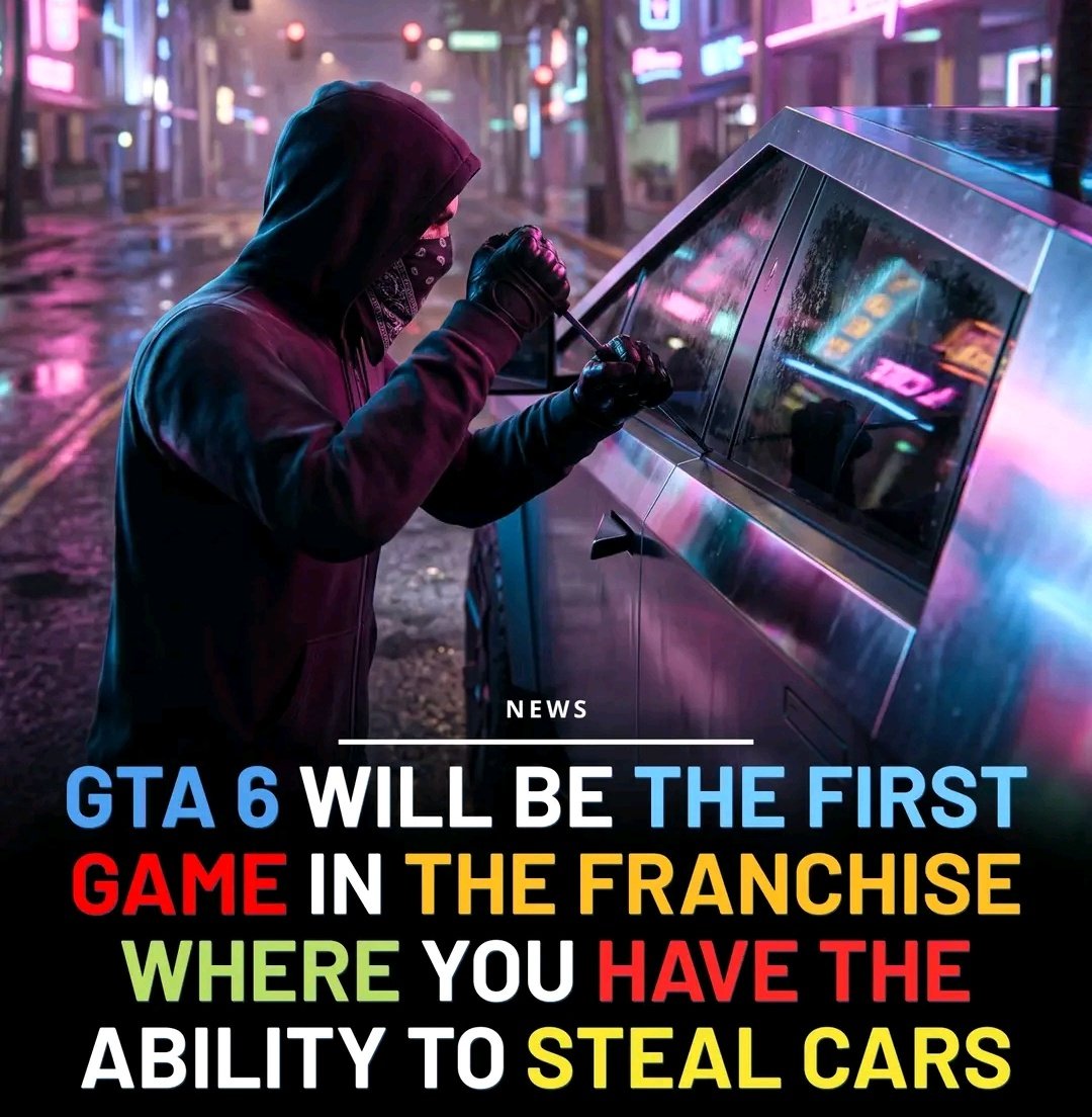 So what were we doing before in previous GTA games? Borrowing cars politely?