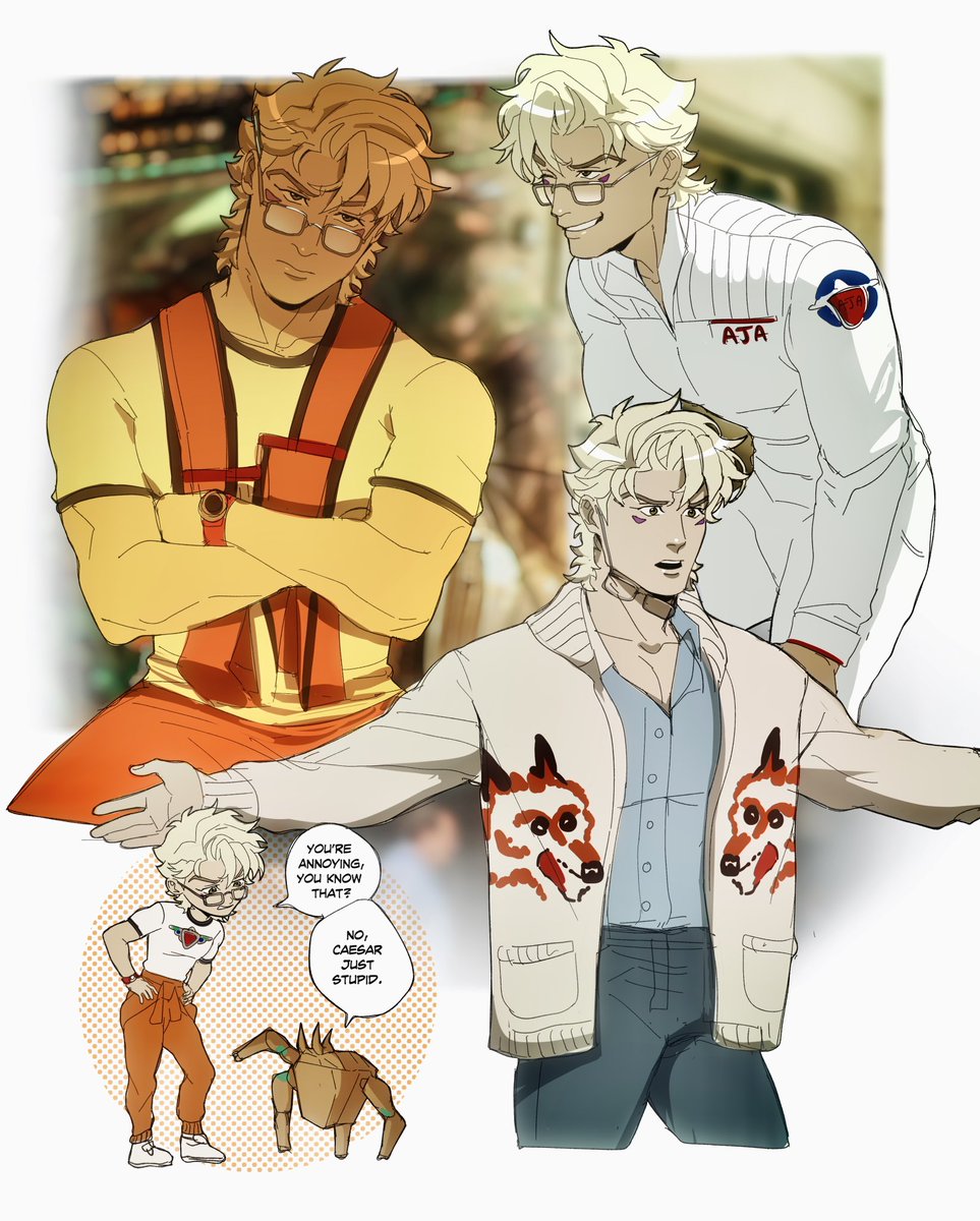 Ever since I came home from watching Project Hail Mary I’ve been wanting to draw Caesar in glasses…