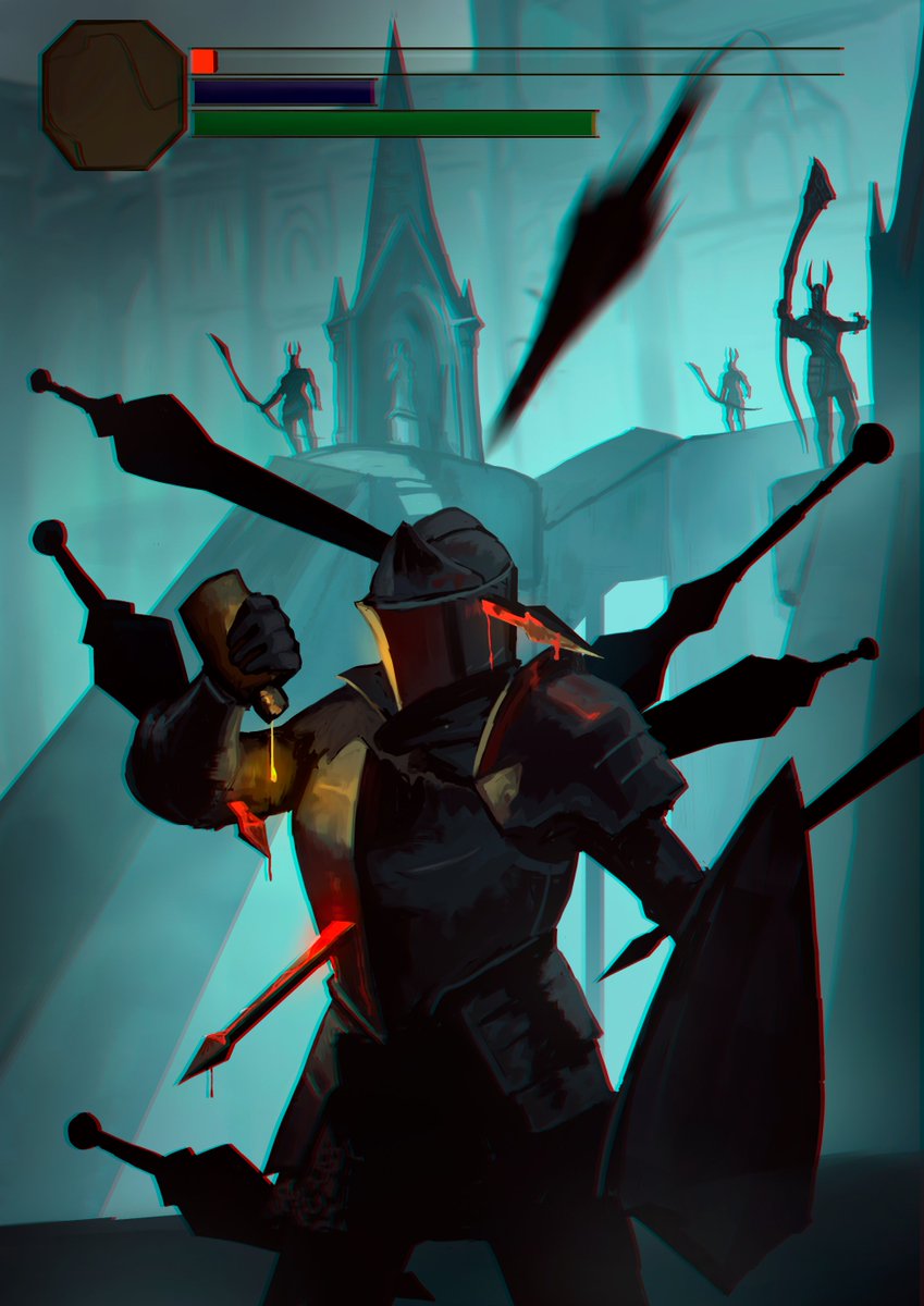 Emeraldgoblet's tweet photo. I hate those archers. https://t.co/M7iJKG1ypA