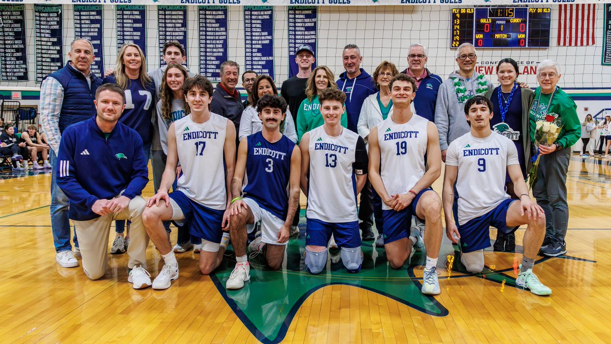MVB: <a href="/EndicottMVB/">Endicott Men's VB</a> Tops Curry On Senior Day, 3-1

STORY ➡️ ecgulls.com/x/2vpio

NOTES
* Prior to the match, the senior class of Aidan Iacovelli, Adin Jepsky, Jake Laborde, Nicholas Pascual, and Avery Tyson were honored for senior day