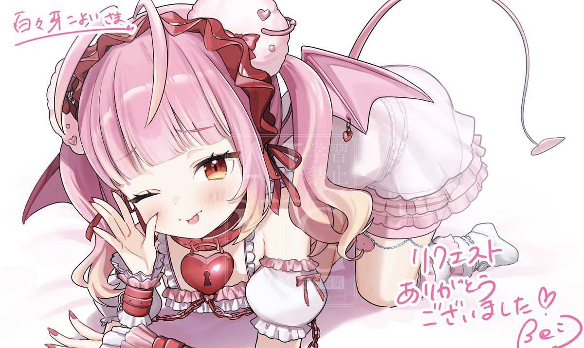 百々牙こよい🍑🦇新衣装グッズ4/19まで受注中🌟 tweet media