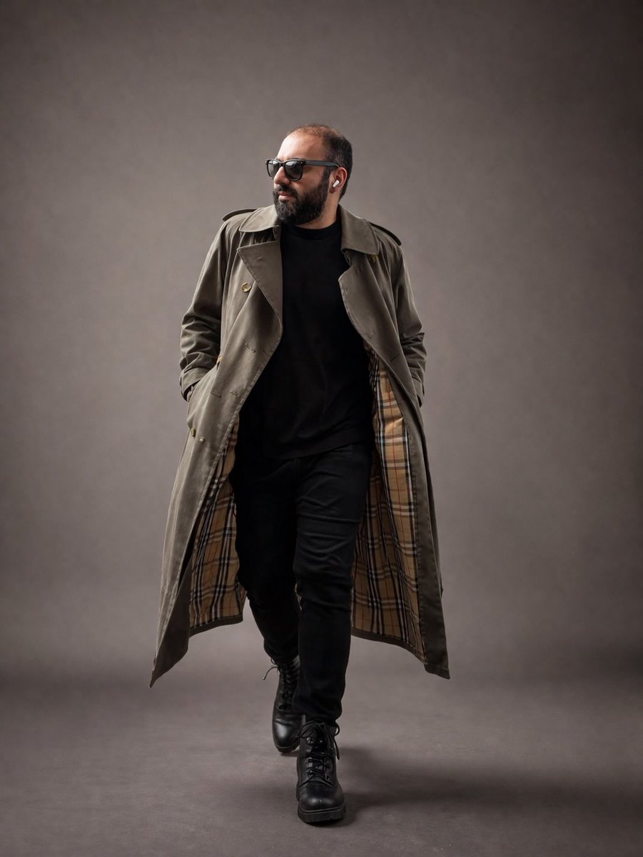 Leagredano's tweet image. Main character energy in olive. 🫒 #FashionKing #fall26