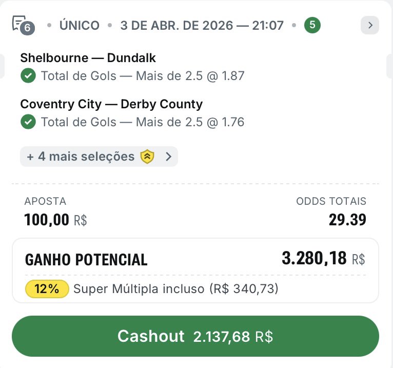 ODDS ALTAS 🐆 tweet media