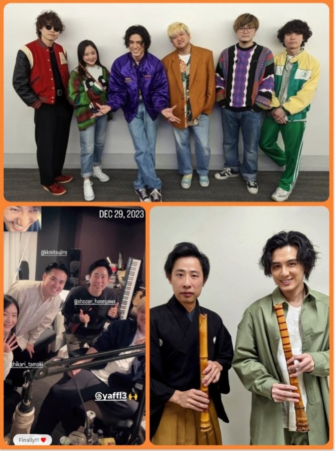 ZijIG5EWRc6ZSAR's tweet image. 思い出すよ〜🥹
『まつり』の縦笛と『へでもねーよ』
の尺八の共演て…尊いよ
で…♡ヤフさんﾌﾟﾛﾃﾞｭｰｽ最強です✨

皆さんのこの笑顔🤗から
日本の音が世界へ羽ばたいて行く日が
ついに…🥹やっと…🥹キタ‼️んだね
　　リリースおめでとう💐

#藤井風　#ItsAlright
#藤井風Instagramストーリー