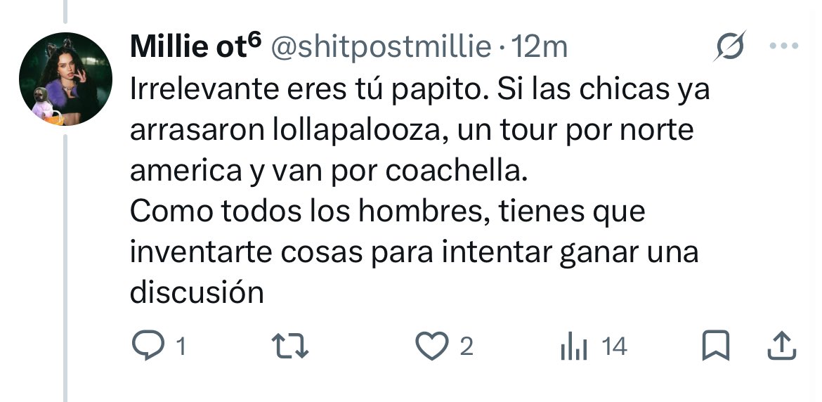 Millie ot⁶ tweet media