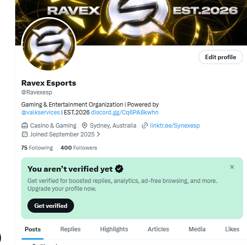 Ravex Esports tweet media
