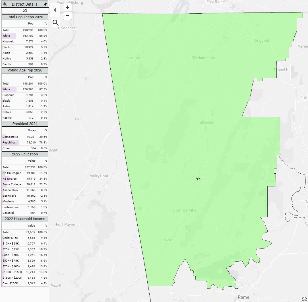 Uncrewed's tweet photo. We have two special elections tonight in Georgia! They're happening in #SD53 (Trump+58) in northwest Georgia and #HD130 (Harris+36) in Augusta.
Both should be easy holds for their respective parties. https://t.co/6Fi1xTuUzT