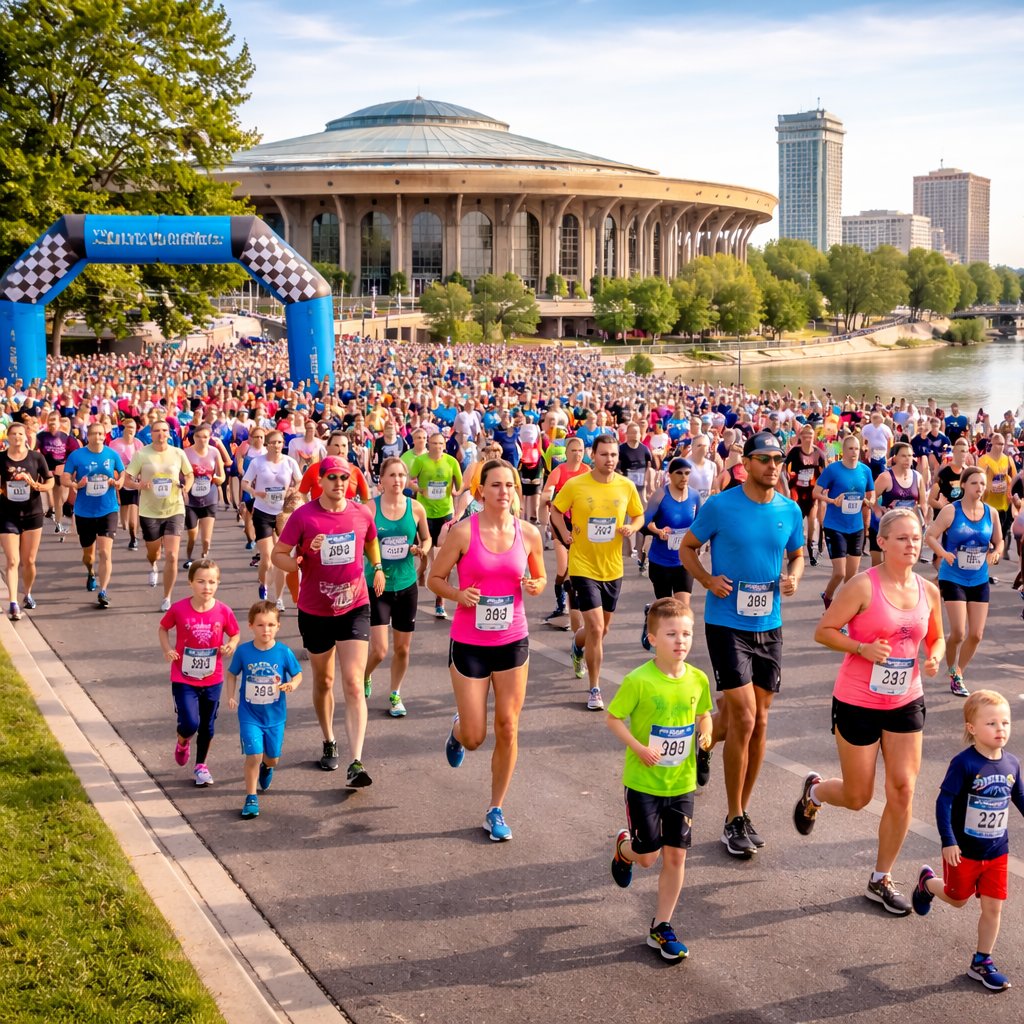 The Fidelity Bank River Run returns to Wichita May 30 at 7 AM.

Now in its 50th year, this event features 10K, 5K, family run &amp; Tot Trot for all ages.

allevents.in/wichita/fideli…

#WichitaKS #WichitaEvents #RiverRun #CommunityEvent #LocalEvents #WichitaLife