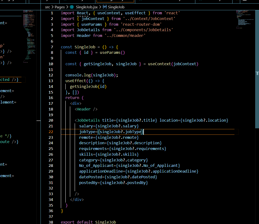 CodeWithEmmyDev's tweet photo. The logic behind the opportunity. 🔍
Details in the code. Let’s build. 🔌
#NodeJS #ExpressJS #ReactJS #TailwindCSS #JavaScript #WebDev #Backend #BuildInPublic #CodingLife #TechTwitterNG #JobsInNigeria @SrcWebDeveloper https://t.co/G8ncVq7k6F