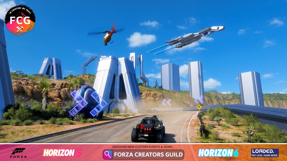 ForzaGuild's tweet image. 🏎️Forza Horizon 5 | EventLab Of The Day
🧪Halo Helicopter Rush by Darnyflarshnift
🔢147 688 787
📸Photo by Darnyflarshnift
🎞️youtu.be/6gZv_0vCB4Y
➡️Our EventLab Library For More, Link In Bio. _ #ForzaHorizon5#FH5 #Game #Gameplay #Gaming #EventLab