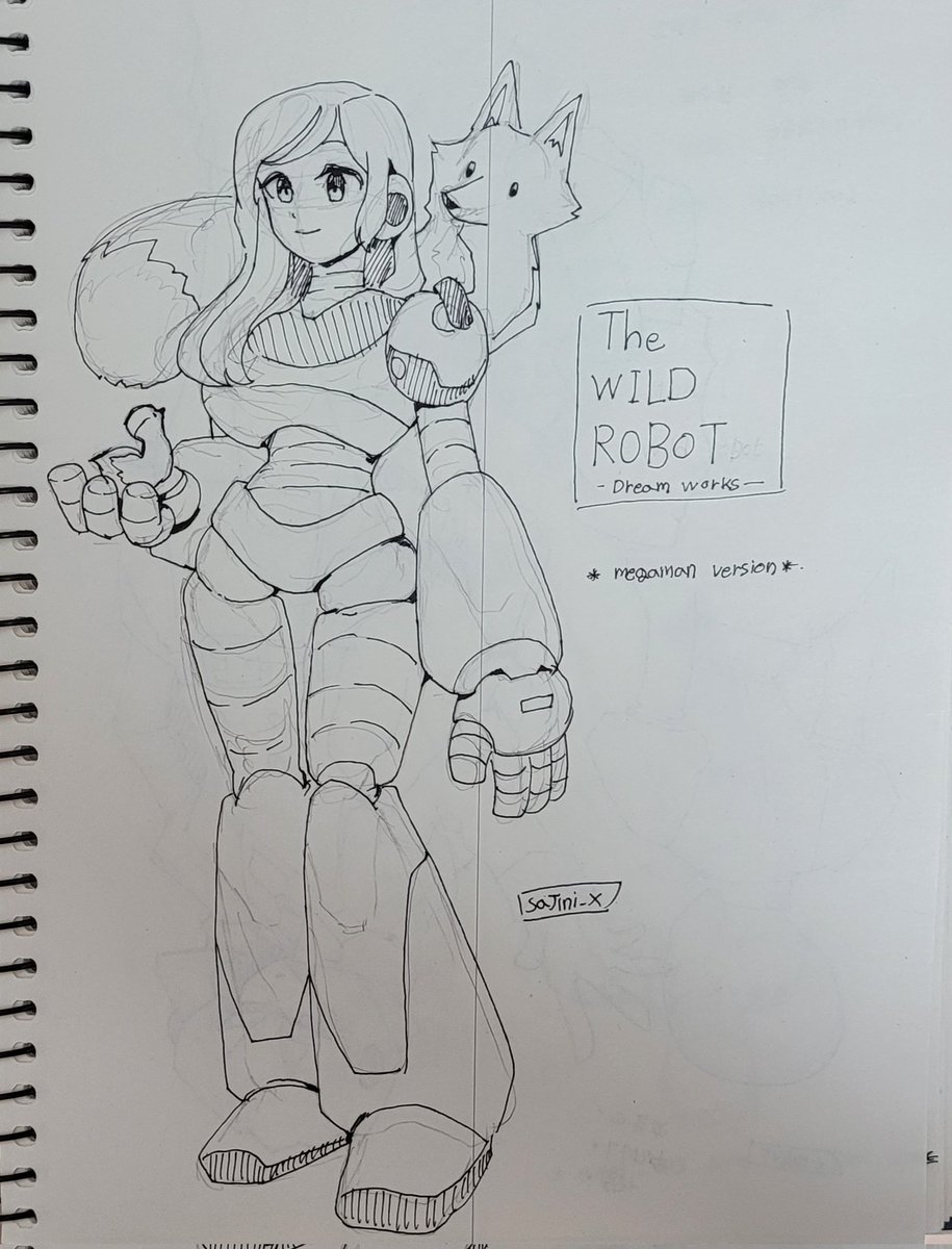 ISaljjin's tweet image. 와일드 로봇의 로즈와 핑크, 브라이트빌을 그려봤습니다 단, 록맨 버젼으로 그려봤는데 괜찮나요? 와일드 로봇 너무 감동적이여서 그려봤습니다 
#thewildrobot #dreamworks #reploid #megaman #fanartㅤㅤㅤㅤ
