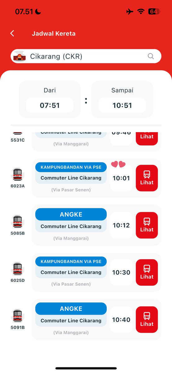 fipiu's tweet photo. @tanyakanrl Hi sender kamu ga usah transit, tapi naik krl tujunannya pasar senen dari cikarang line terus turun di kemayoran ya

Jadwalnya jarang jadi bisa cek di applikasi C Acess https://t.co/gAI4sMn3yj
