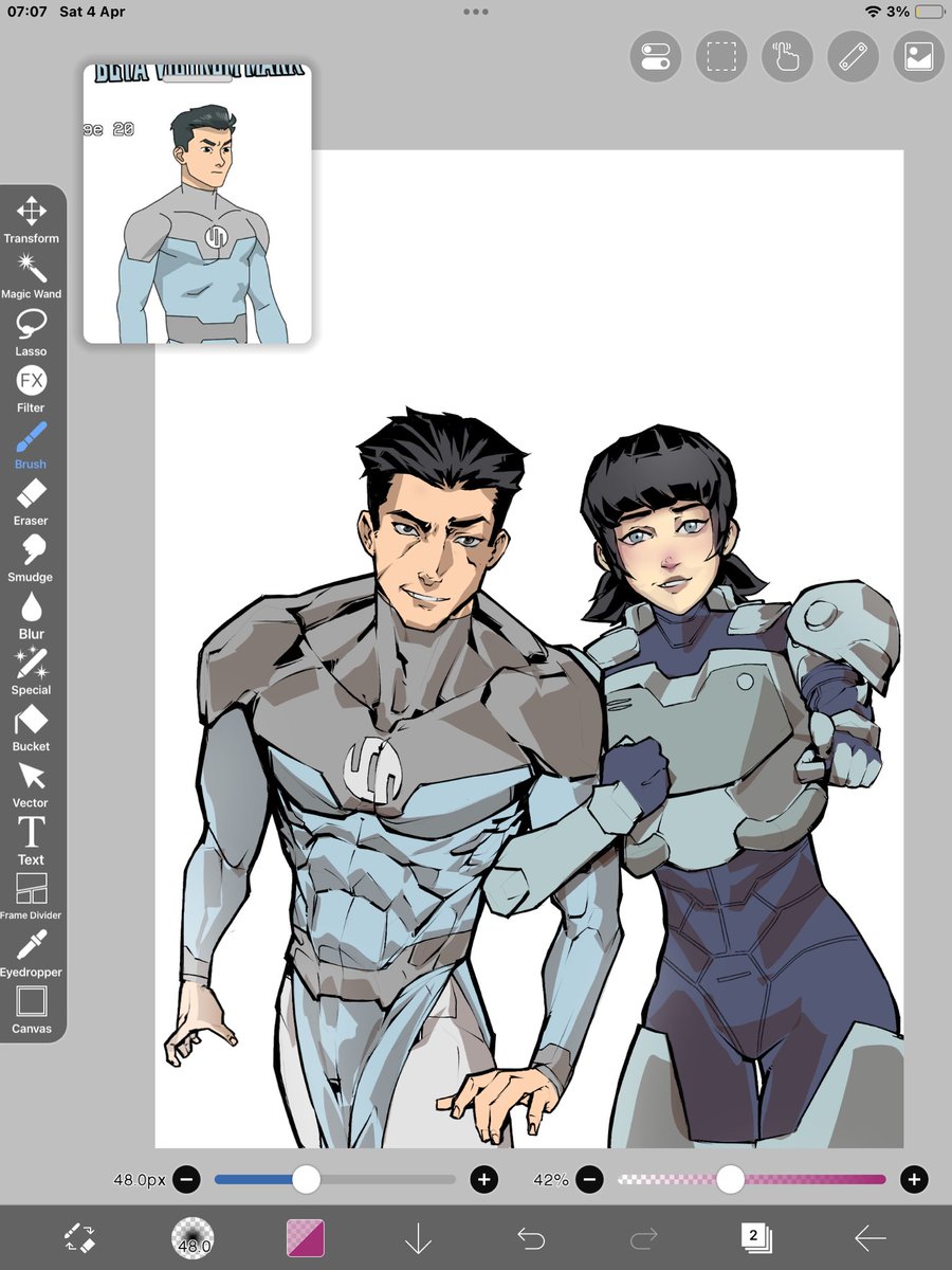 bananatester44's tweet image. #techjacket commission wip