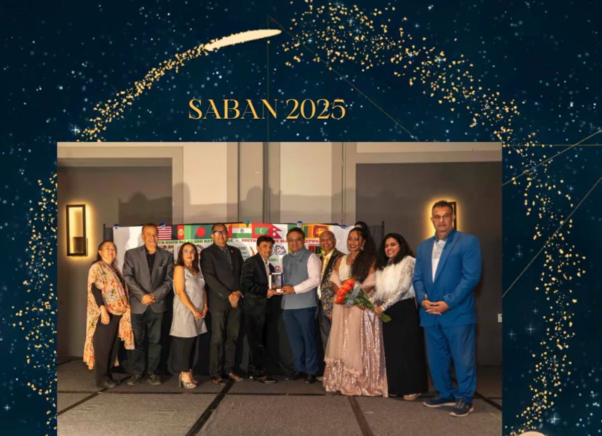 CGILosAngeles's tweet image. On 30 Jan, CG @drkjsrini attended SABAN award ceremony hosted by @sabanawards in Cerritos celebrating outstanding achievements and contributions by #SouthAsian business leaders, #entrepreneurs in diverse fields of #consulting #law #engineering #realestate and #finance &amp;amp; gave