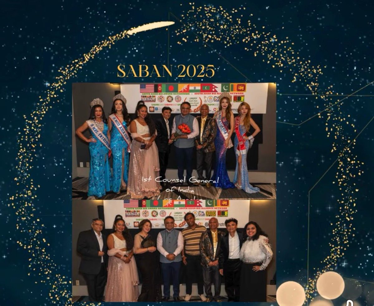 CGILosAngeles's tweet image. On 30 Jan, CG @drkjsrini attended SABAN award ceremony hosted by @sabanawards in Cerritos celebrating outstanding achievements and contributions by #SouthAsian business leaders, #entrepreneurs in diverse fields of #consulting #law #engineering #realestate and #finance &amp;amp; gave