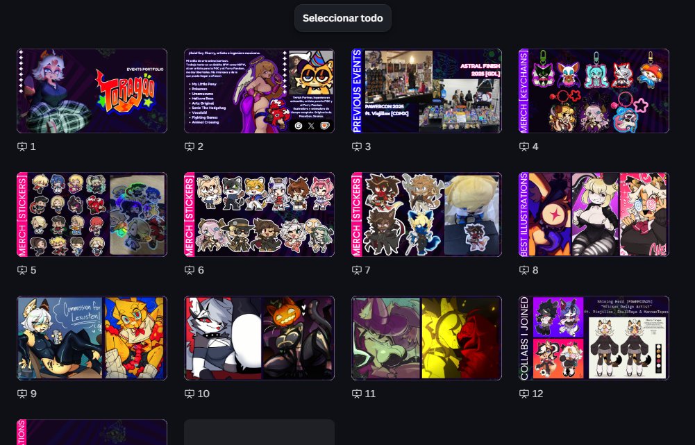 ya me puse a armar mi portafolio profesional para eventos- re cansado el pedo