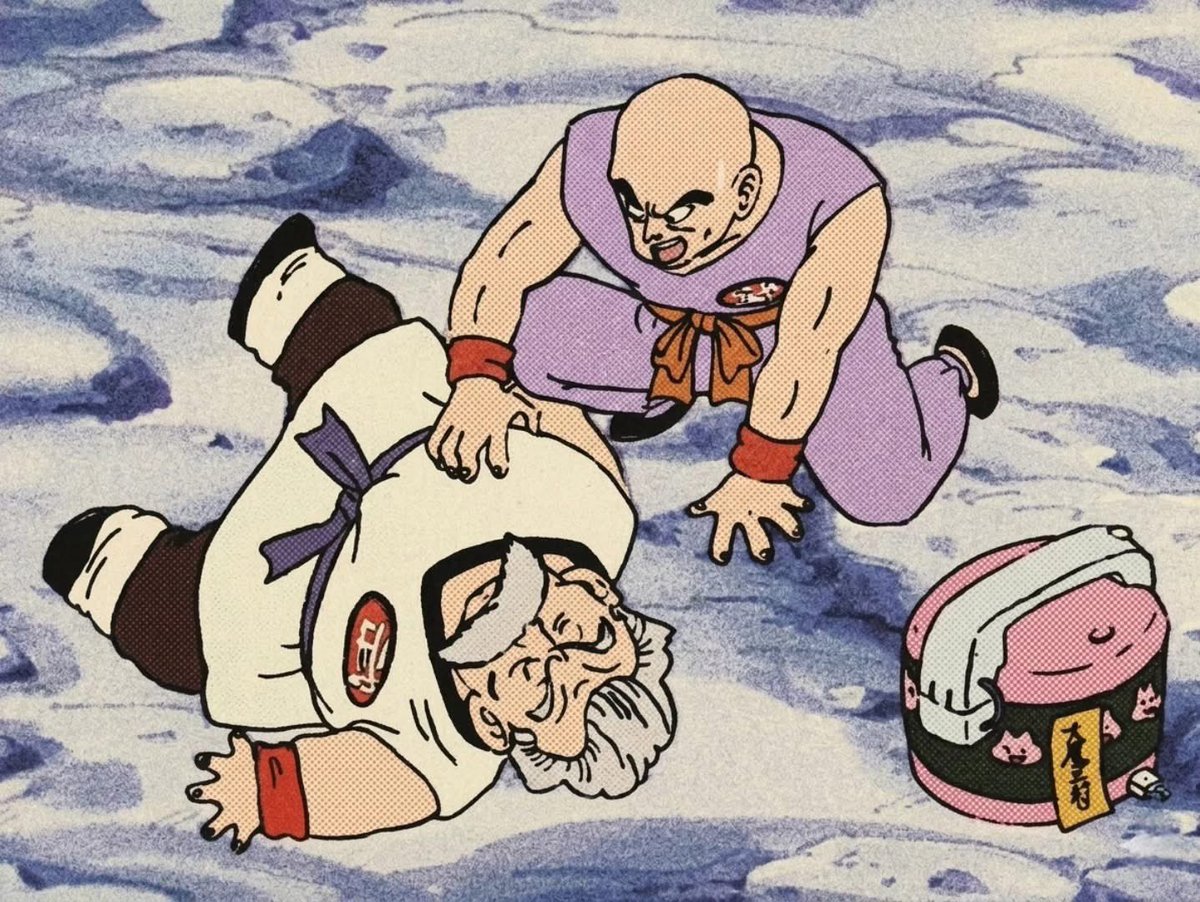 BlvckBulmaa's tweet photo. One of the best masters in Dragon Ball, Master Mutaito sealing Demon King Piccolo with the Mafuba and sacrificing his own life 🔥🔥 https://t.co/PCOkhX6n4g