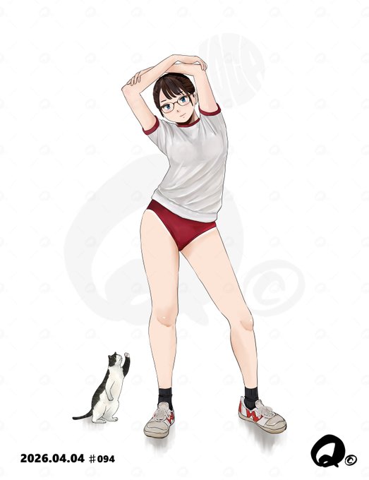 体操服のメインは上着なんだよ😋 