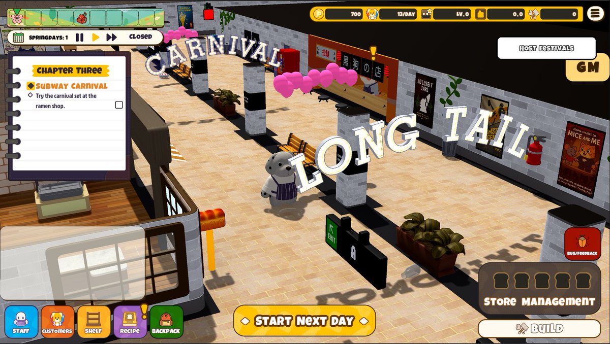 AnimalBakeryDev's tweet photo. @GamefolioGG Happy #ScreenshotSaturday! The bakery is working on setting up the upcoming carnival. 🍰🧁🥮 https://t.co/zyeHtdcOR0
