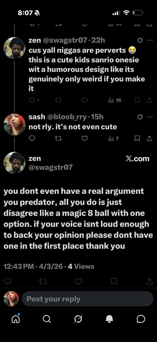 bloob_rry's tweet image. getting called a predator and the. blocked because i said it was weird to have a child wear pants with a butthole on it?? #confused