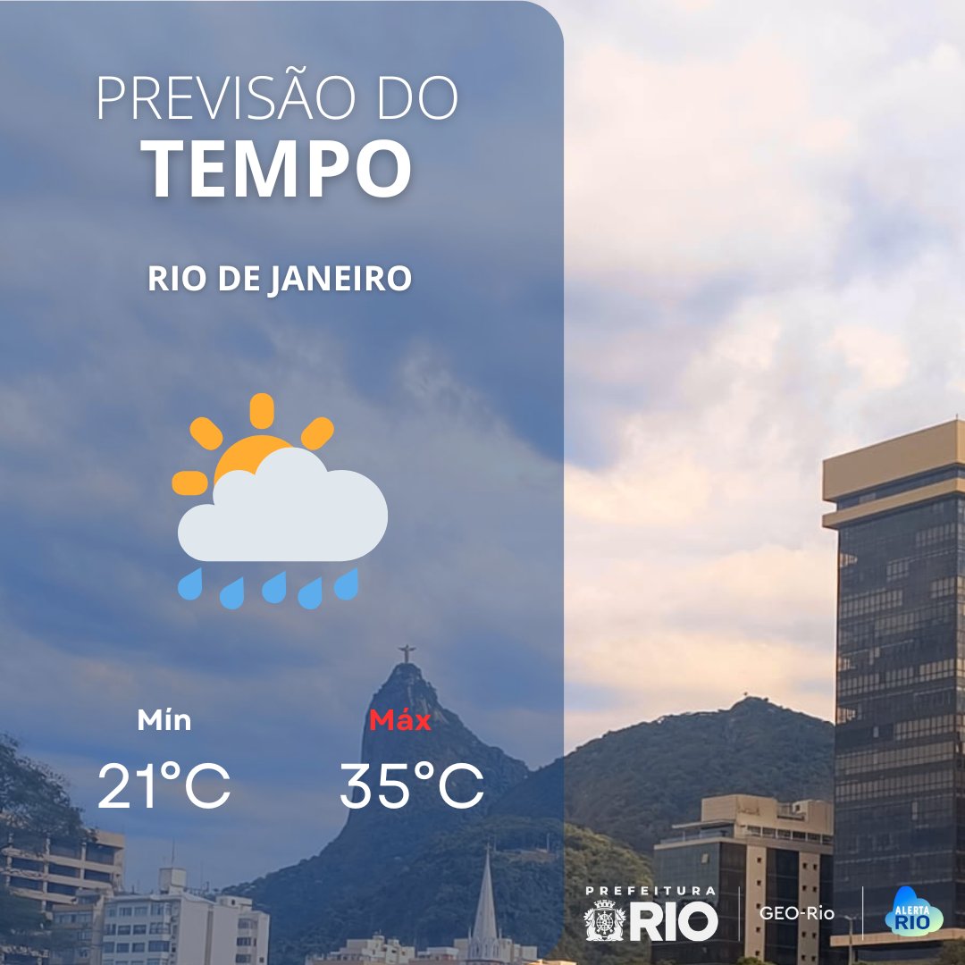 Sistema Alerta Rio - Prefeitura do Rio tweet media
