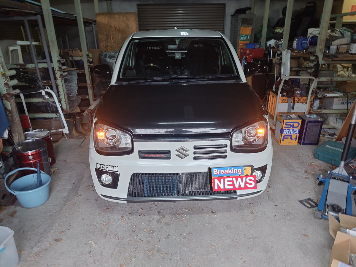 取り付け完了！おかえりワークス！