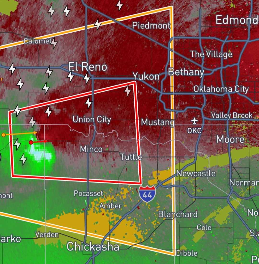 El Reno Rotation Don't let TornadoTok know there's rotation near El Reno...