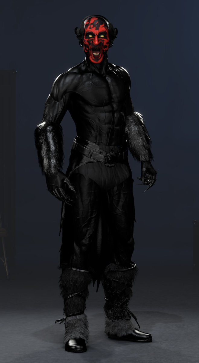 UncleCreepy's tweet image. The #insidious Lipstick Demon is now in #wwe2k26! Better call Elise! Custom everything. #horror #wrestling