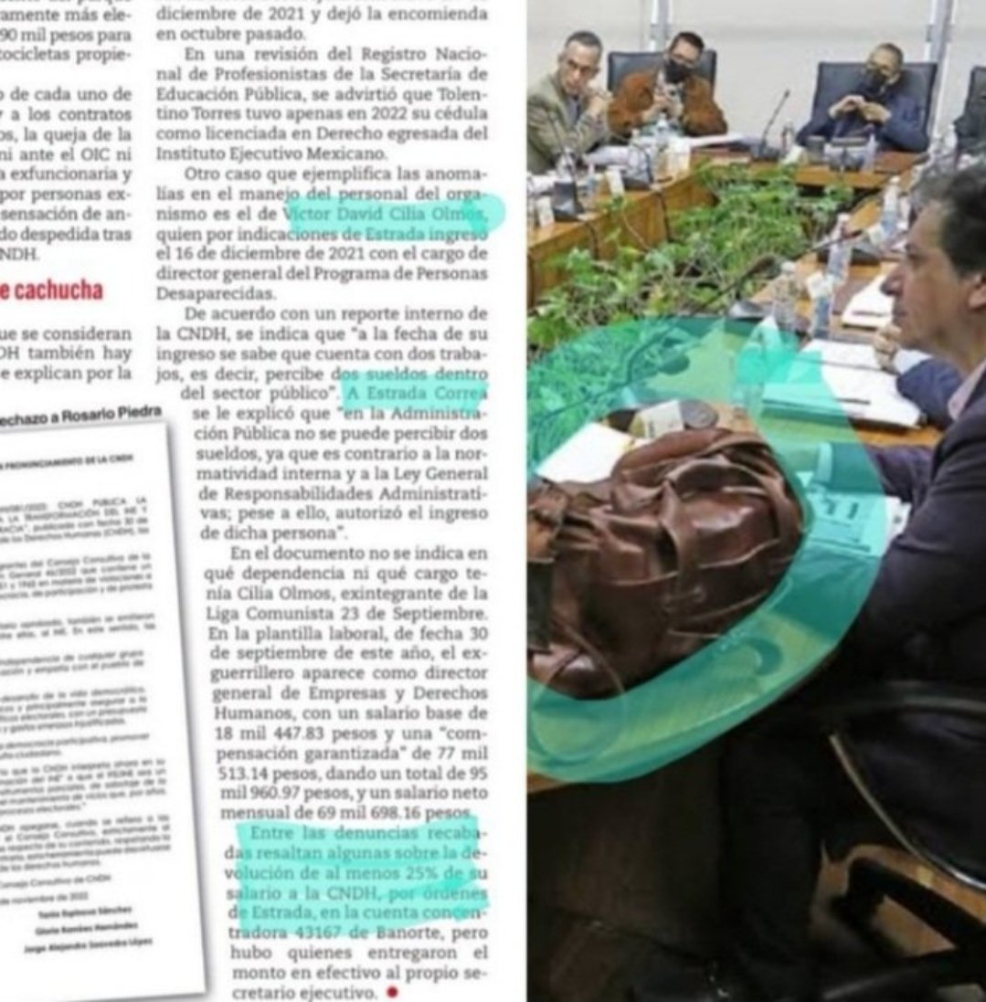 Jesusofsuburios's tweet photo. @LaRazon_mx @CNDH A Estrada Correa no le gusta el derecho, la transparencia es todo ilegal, corrupto y violento su palabra y órdenes son ley https://t.co/x8170ObRqi
