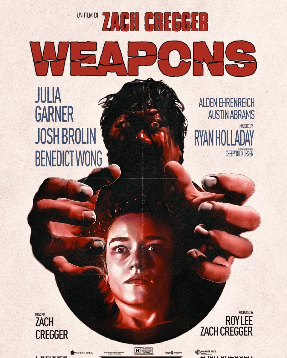 creepyduckart's tweet image. #weapons via Psycho. Alt poster by me. 🩸😉🤘@warnerbros