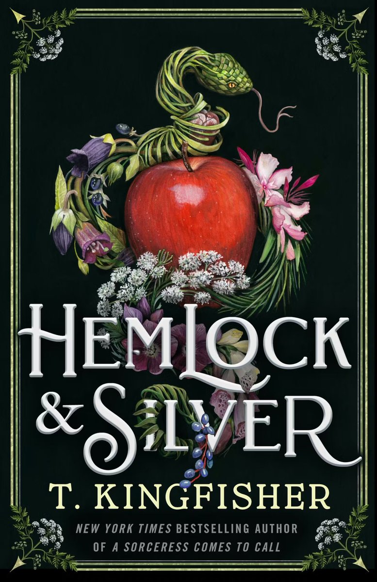 dislexic_reader's tweet photo. ⇢ Hemlock &amp; Silver by T. Kingfisher ⇠

“𝔗𝔥𝔢𝔯𝔢 𝔴𝔞𝔰 𝔞𝔩𝔰𝔬 𝔞 𝔠𝔥𝔞𝔫𝔠𝔢 ℑ’𝔡 𝔰𝔲𝔠𝔠𝔢𝔢𝔡 𝔦𝔫 𝔪𝔞𝔨𝔦𝔫𝔤 𝔱𝔥𝔢 𝔩𝔞𝔰𝔱 𝔣𝔢𝔴 𝔥𝔬𝔲𝔯𝔰 𝔬𝔣 𝔬𝔲𝔯 𝔩𝔦𝔣𝔢 𝔦𝔫𝔠𝔯𝔢𝔡𝔦𝔟𝔩𝔶 𝔞𝔴𝔨𝔴𝔞𝔯𝔡. 𝔗𝔬𝔲𝔤𝔥 𝔠𝔞𝔩𝔩.”

★★★★☆.5 https://t.co/vMo9gaHEvh