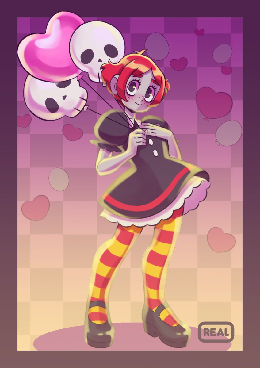 Reals_artwork's tweet photo. Me acordé de este personaje de mis años de adolescente gótica darks 🦇 
#rubygloom https://t.co/FvPtcjgMGq