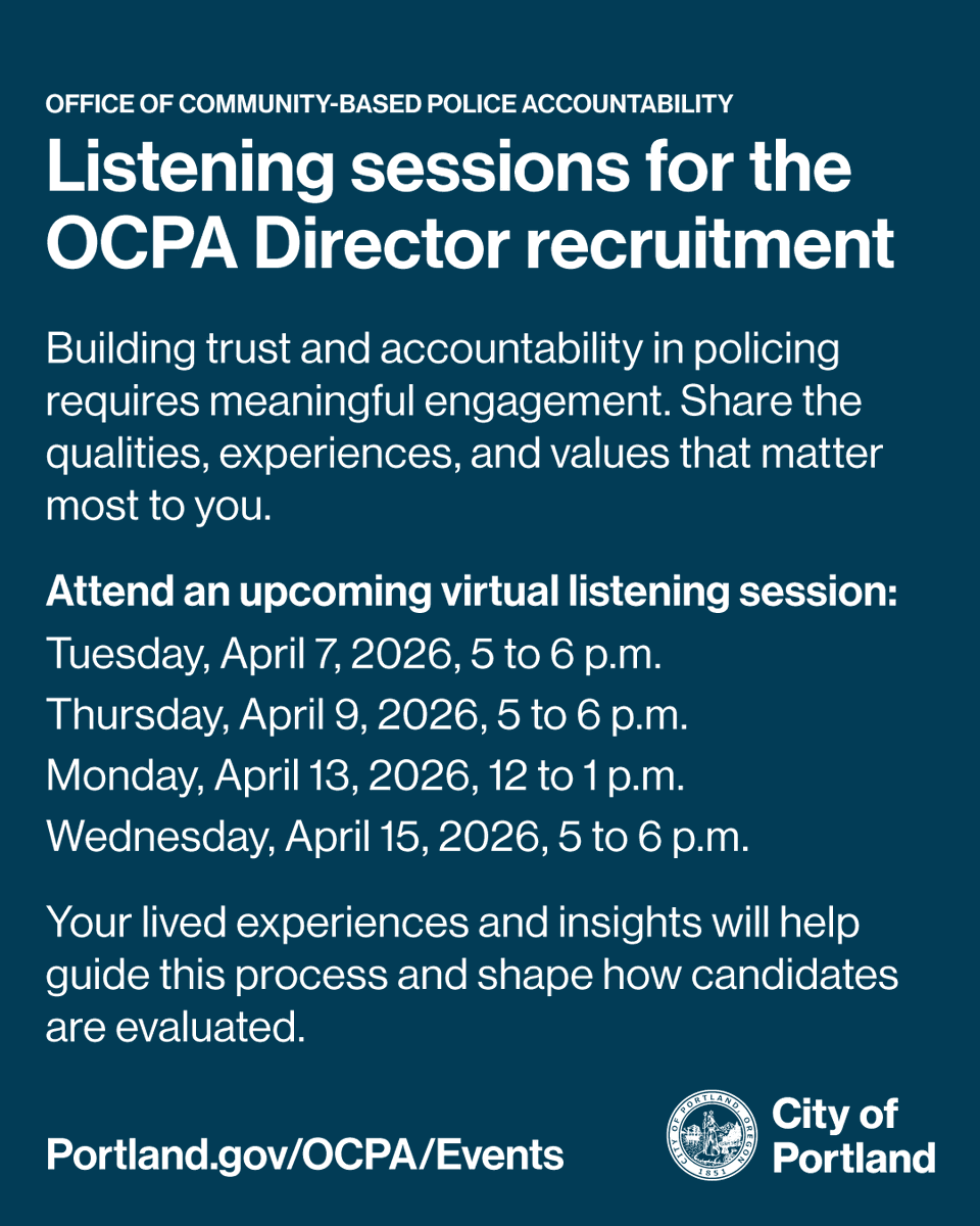 City of Portland, OR tweet media