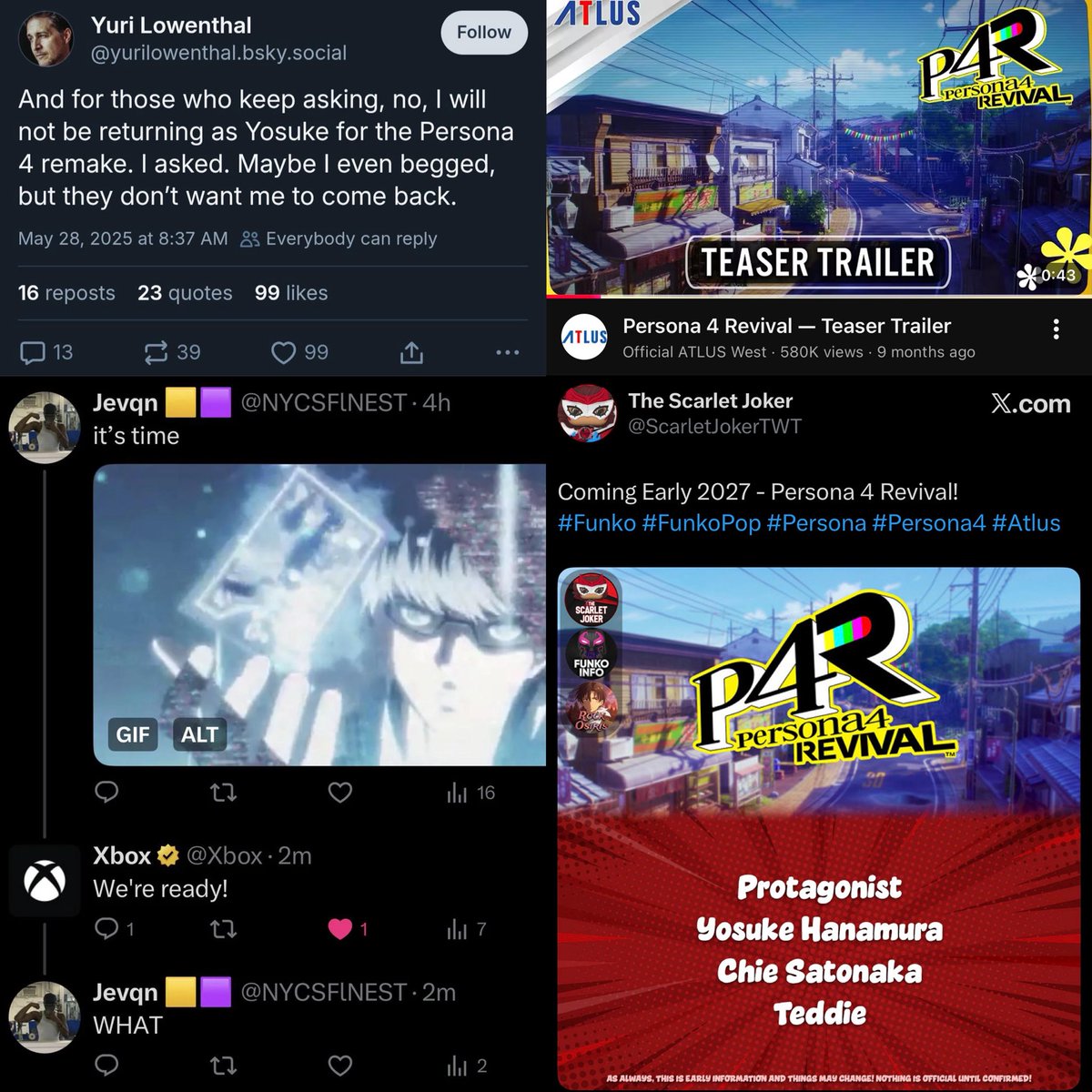 💫 seb || ready for persona 4 revival 💫 tweet media