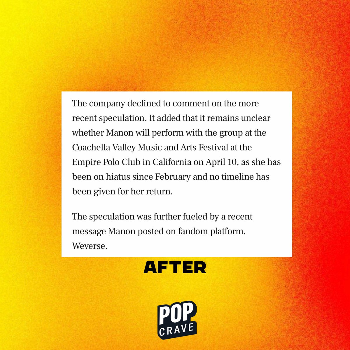 Pop Crave tweet media