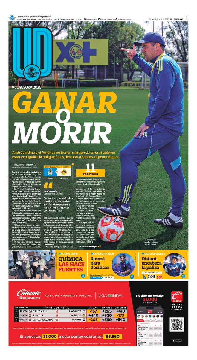 Universal Deportes tweet media