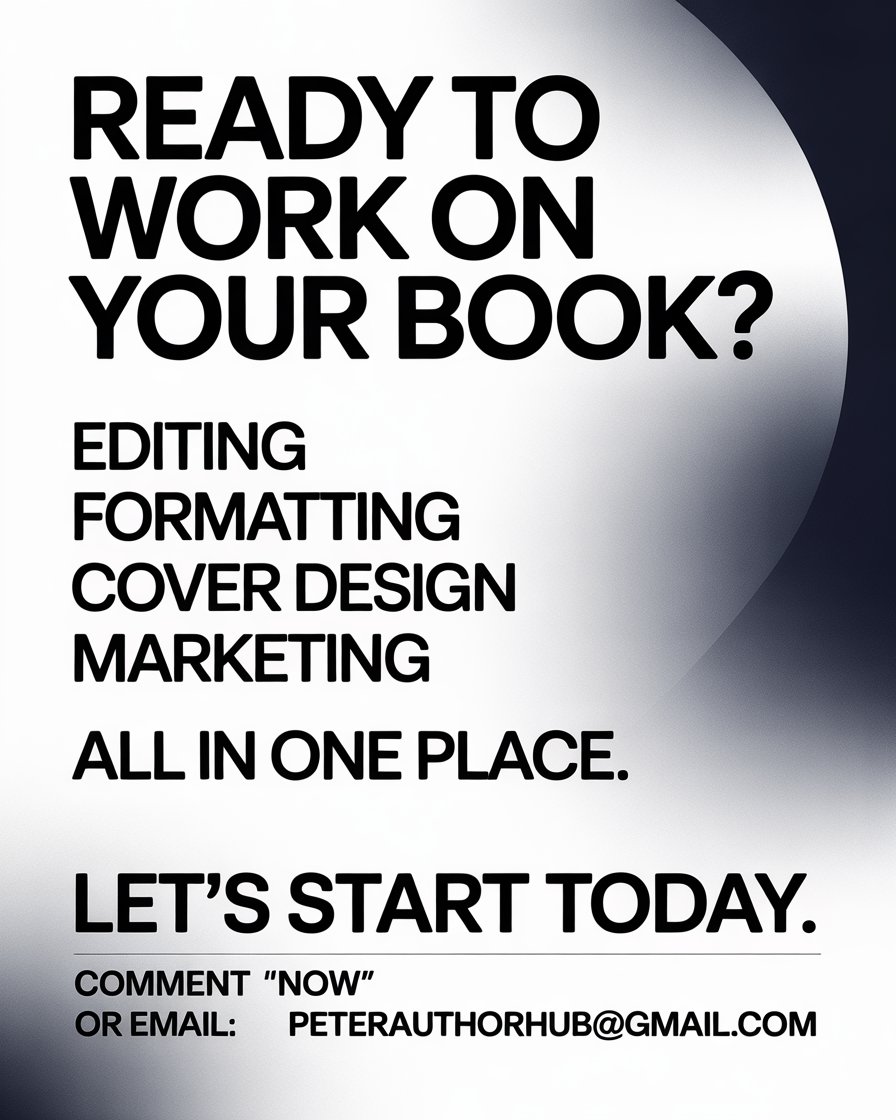 peterkdpmastery's tweet photo. If you’re serious about your book, let’s get to work.

Comment NOW
or email peterauthorhub@gmail.com

#authorservices #indieauthorlife #peterauthorhub https://t.co/0fEMXSh6Ly