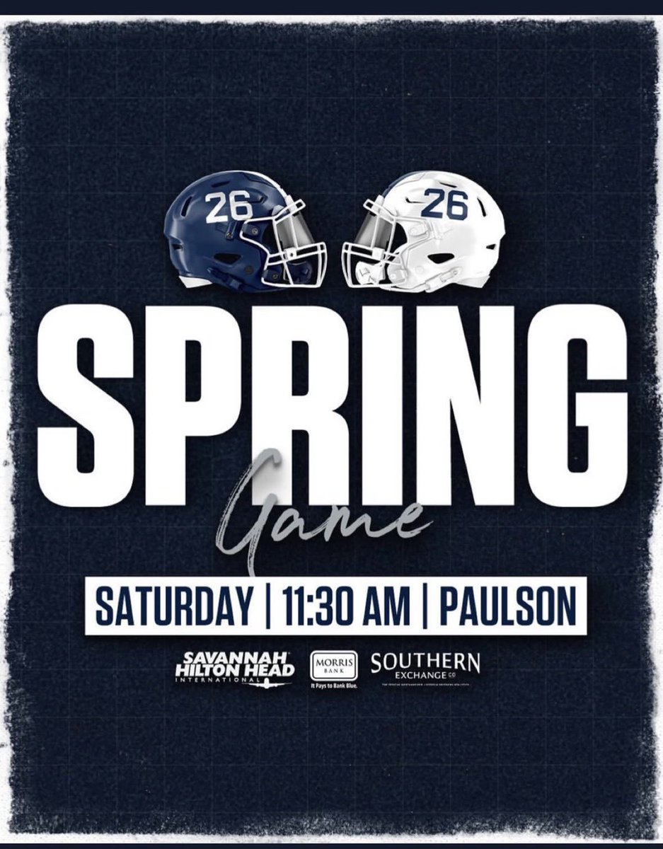 RoccoReiss's tweet photo. I am pumped up to be @GSAthletics_FB Spring Game tomorrow! Excited to be back on campus and learning more about the eagles 🦅 @CoachRyanAplin @GSCoachHelton @CoachWillis_ @chrisdavis_CD @CoachCrenshaw @CoachMizellGSU @CoachTaylorReed @GSBevill @BAGators1 @AaronPh02695776 @CoachCHopkins