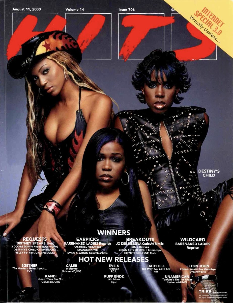 Destiny's Child for HITS magazine in 2000. 📸