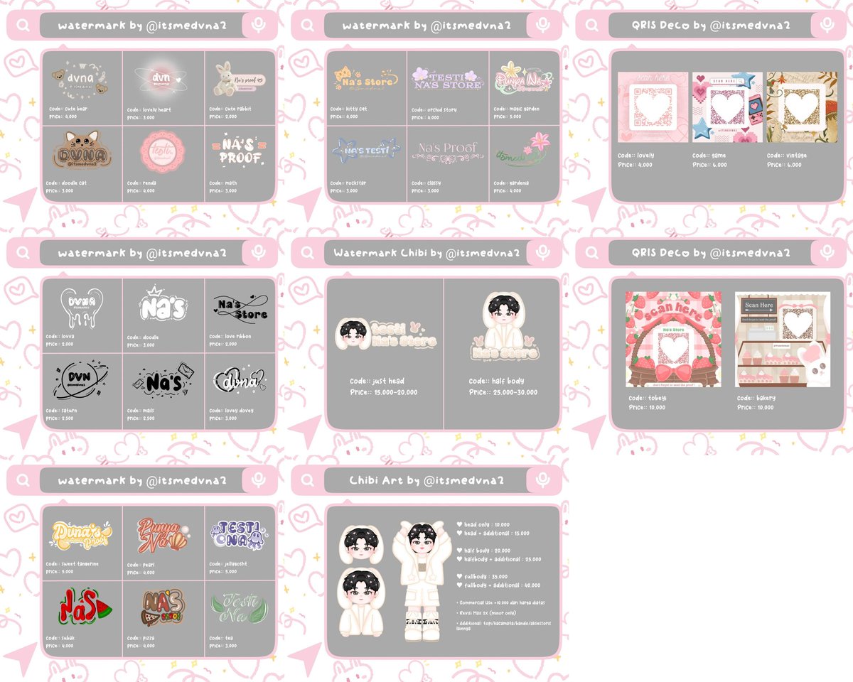 na. | wm chibi | @ after dm ♡° . tweet media