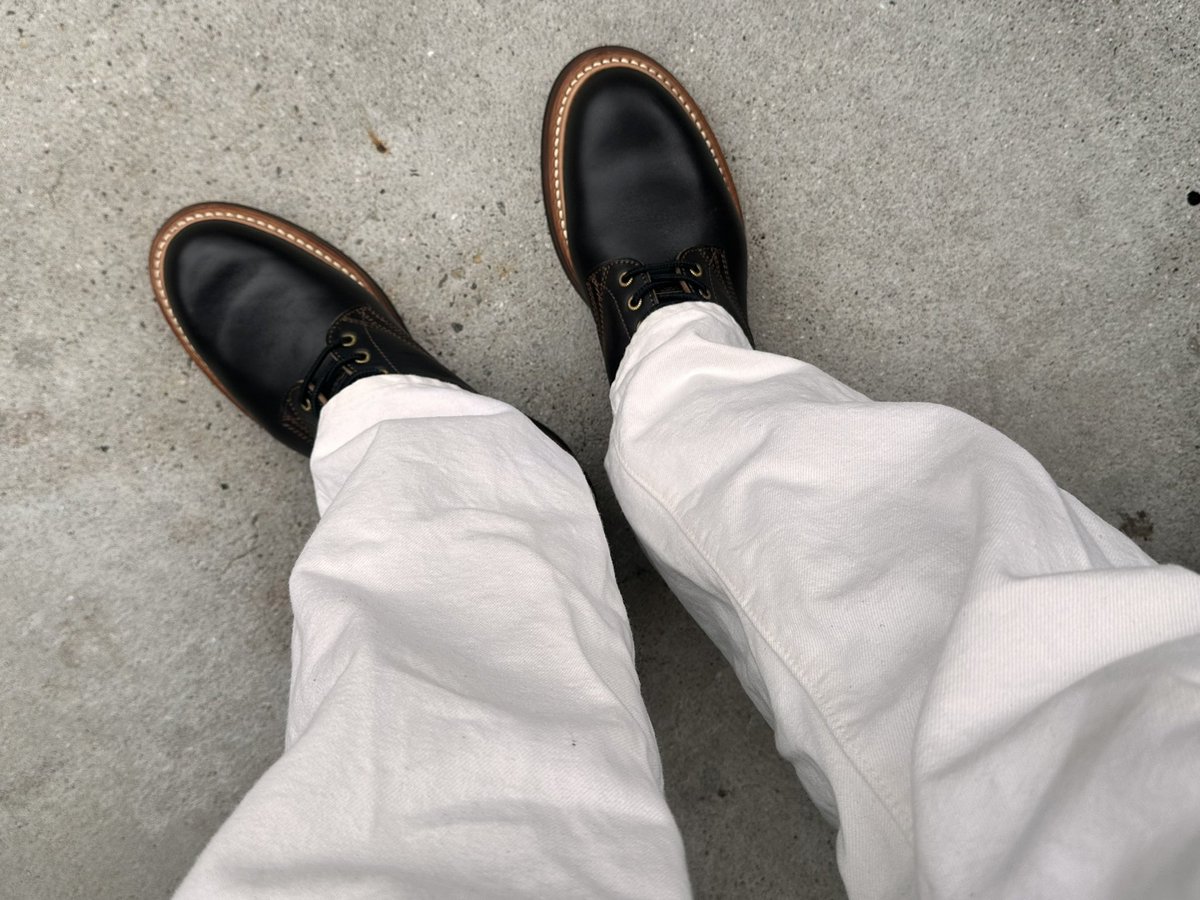 nobuwalkon's tweet photo. #RESOLUTE
#WESTRIDE
AA711
LACE UP WORK BOOTS BLACK https://t.co/Go6iYde09j