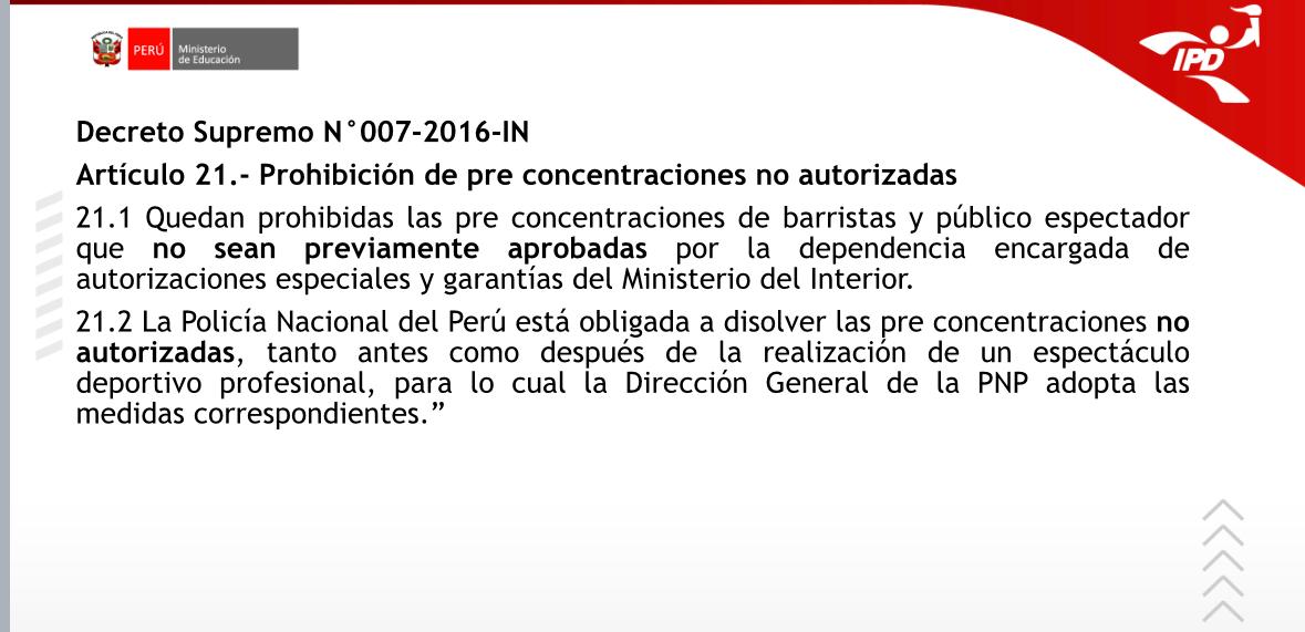 Ante los sucesos producidos el día de hoy en Matute, solo queda atender las normativa para el caso concreto.