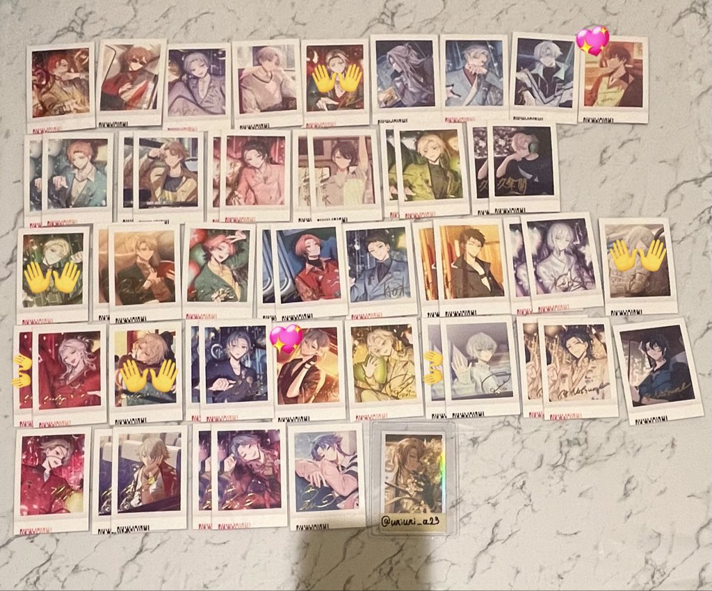 uniuni_a23's tweet photo. 【交換】18TRIP エイトリ　ぱしゃこれ　Vol.2  Vol.3

譲:画像のもの
求:画像5or同種あく太>>>季肋(レボ後>>前)

3.4枚目箔押し

郵送のみ
条件等詳細は画像6参照 https://t.co/8hrbmnoYDd