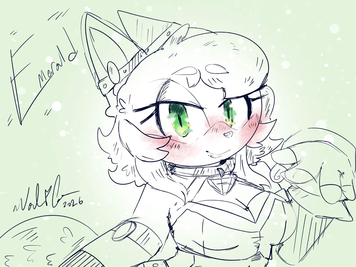 Made a doodle for <a href="/Chuukokkaa/">chuu ⋆.𐙚 ̊</a> ! She is such a sweetheart <3