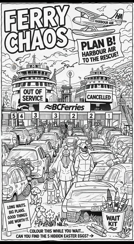 BCFerriesMuseum's tweet image. BC Ferries Gone By Museum Curator announces to all passengers that,

We have this wonderful gift while you wait for your #delayed sailing this long weekend.

@BCFerrys